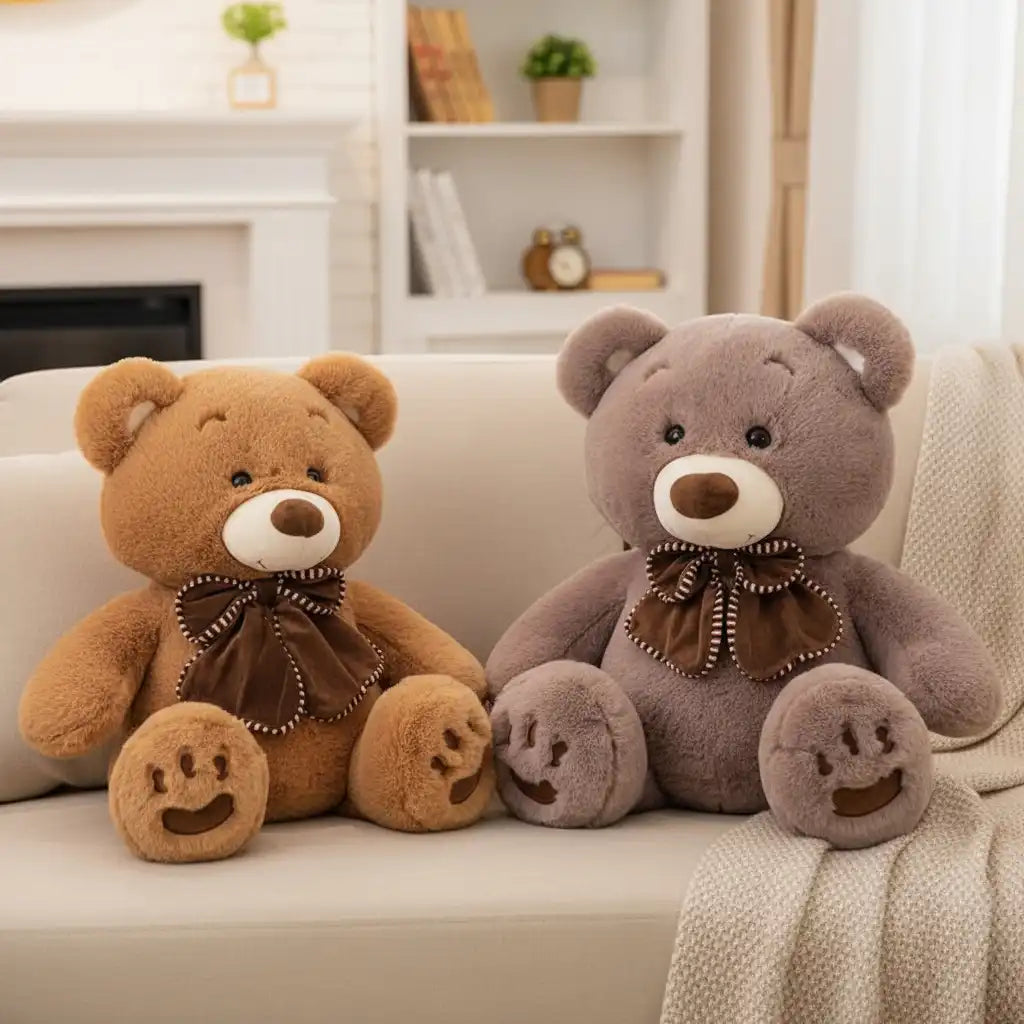 grande peluche ourson marron