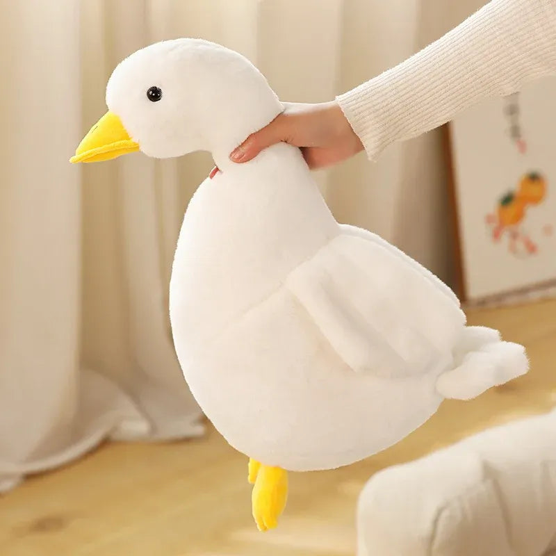 large white duck plush toy
