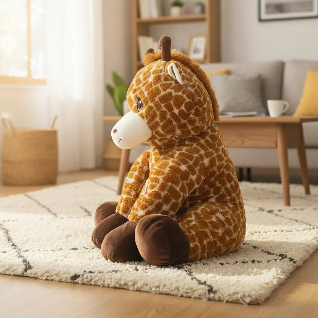 grosse peluche girafe