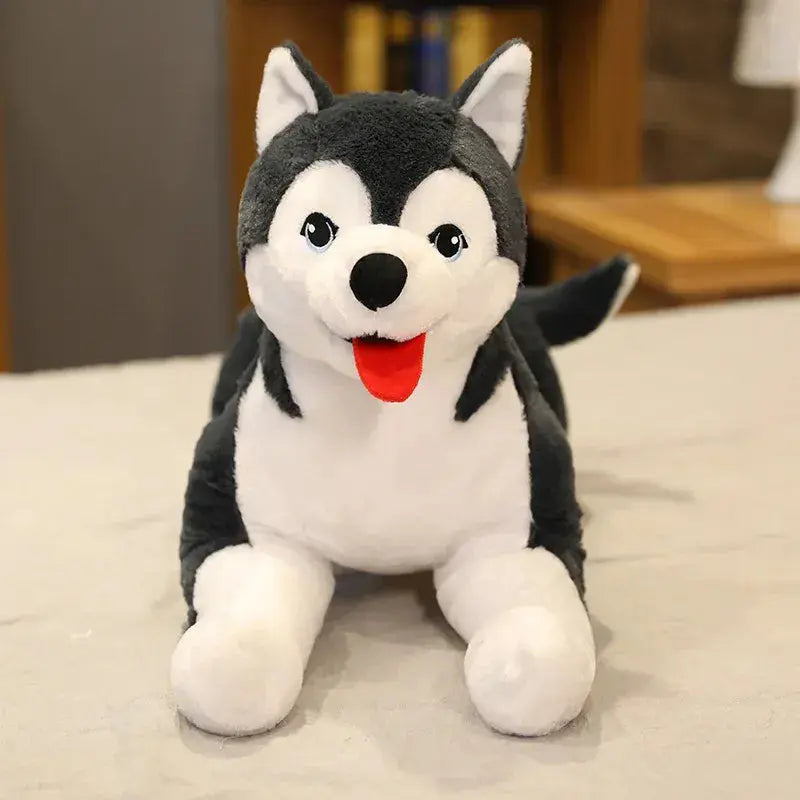 grosse peluche husky