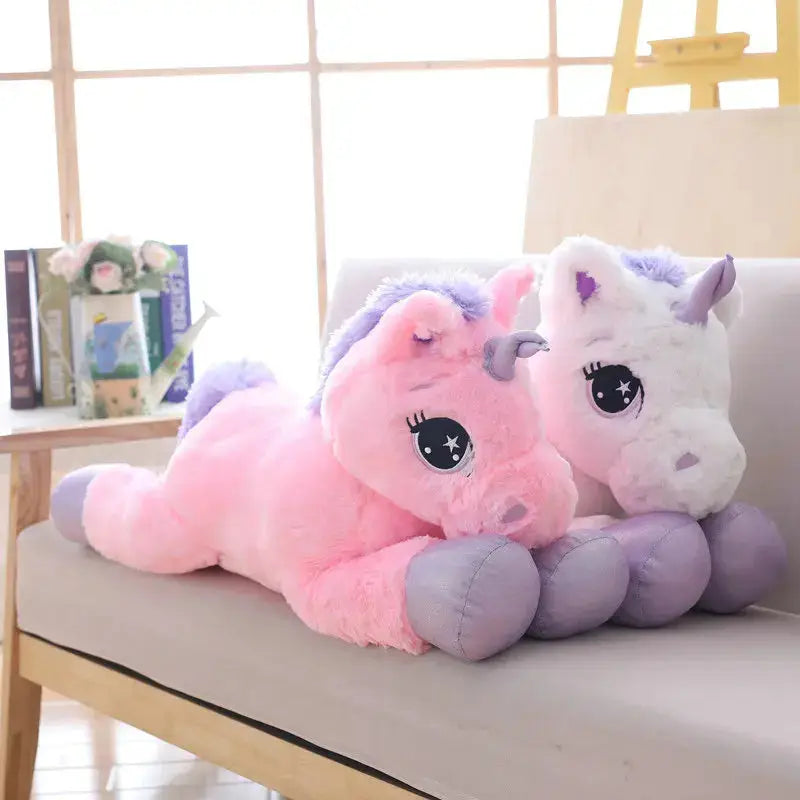 grosse peluche licorne