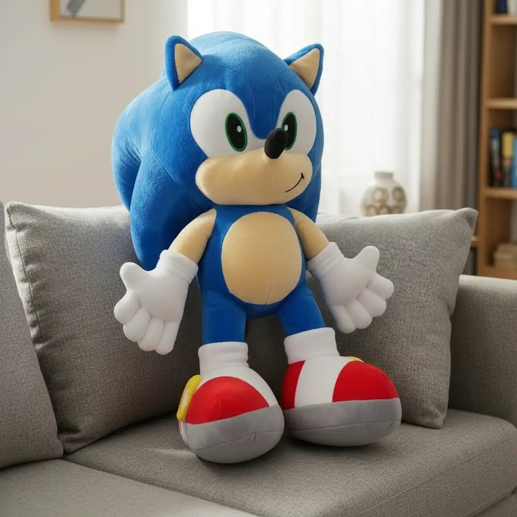 grosse peluche sonic