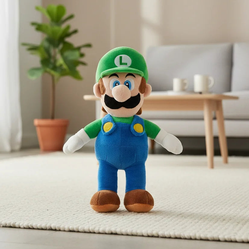 Weiches Luigi Kuscheltier 40 cm | Super Mario – Hauptansicht