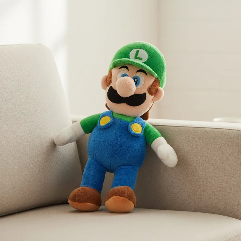 Weiches Luigi Kuscheltier 40 cm | Super Mario – alternative Ansicht