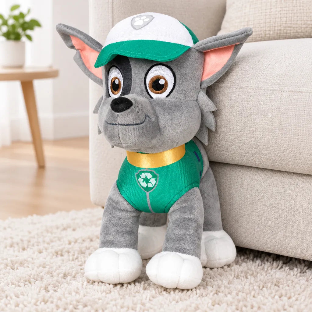 Jouet en peluche à l’effigie de Rocky Pat Patrouille