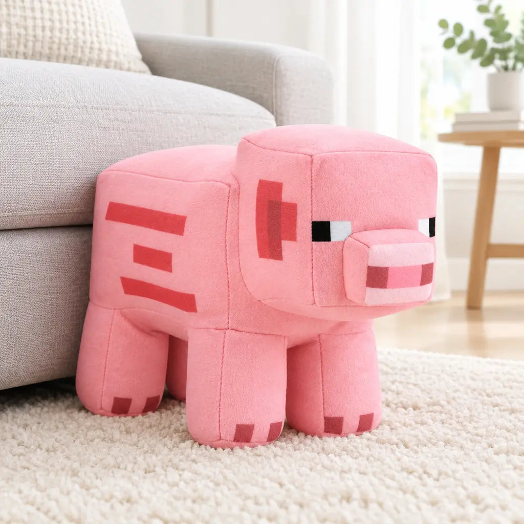 Peluche Cochon Minecraft 30 cm