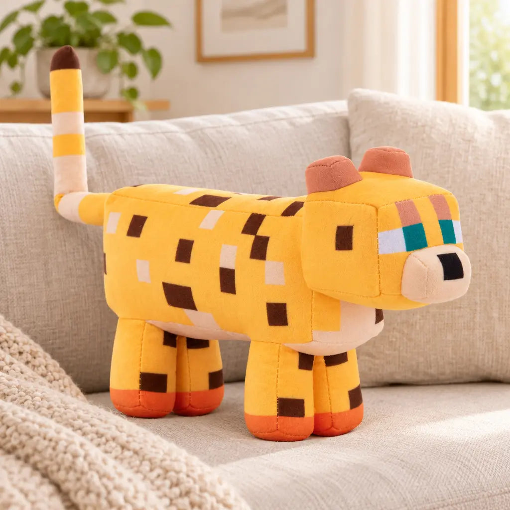 Peluche Ocelot Minecraft 31 cm