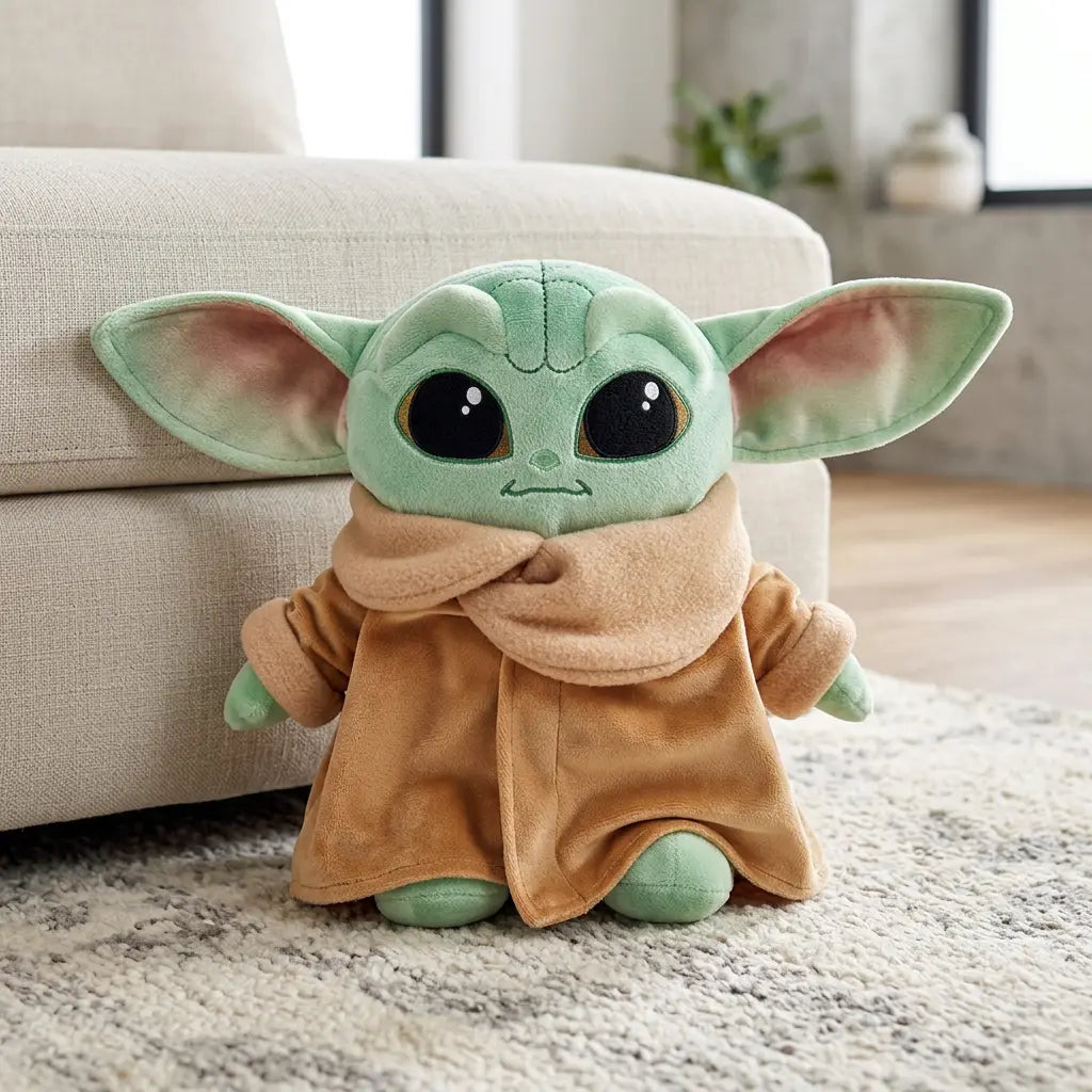 Peluche Bébé Yoda Grogu Star Wars 25 cm