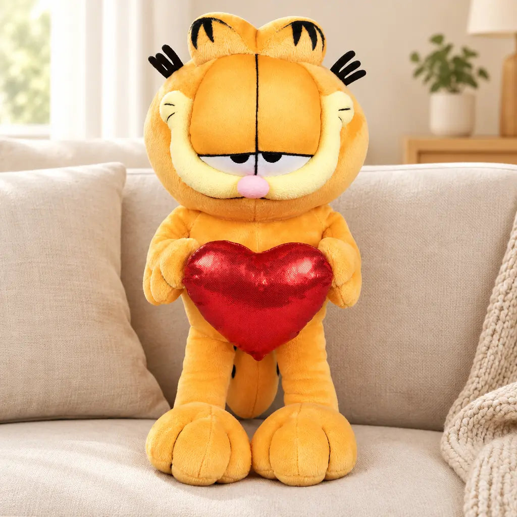 Peluche Garfield Cœur 30 cm