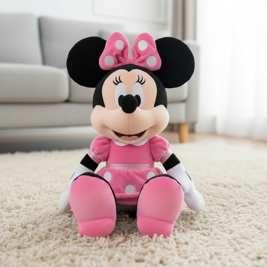 Peluche Minnie Rose – 25 à 35 cm