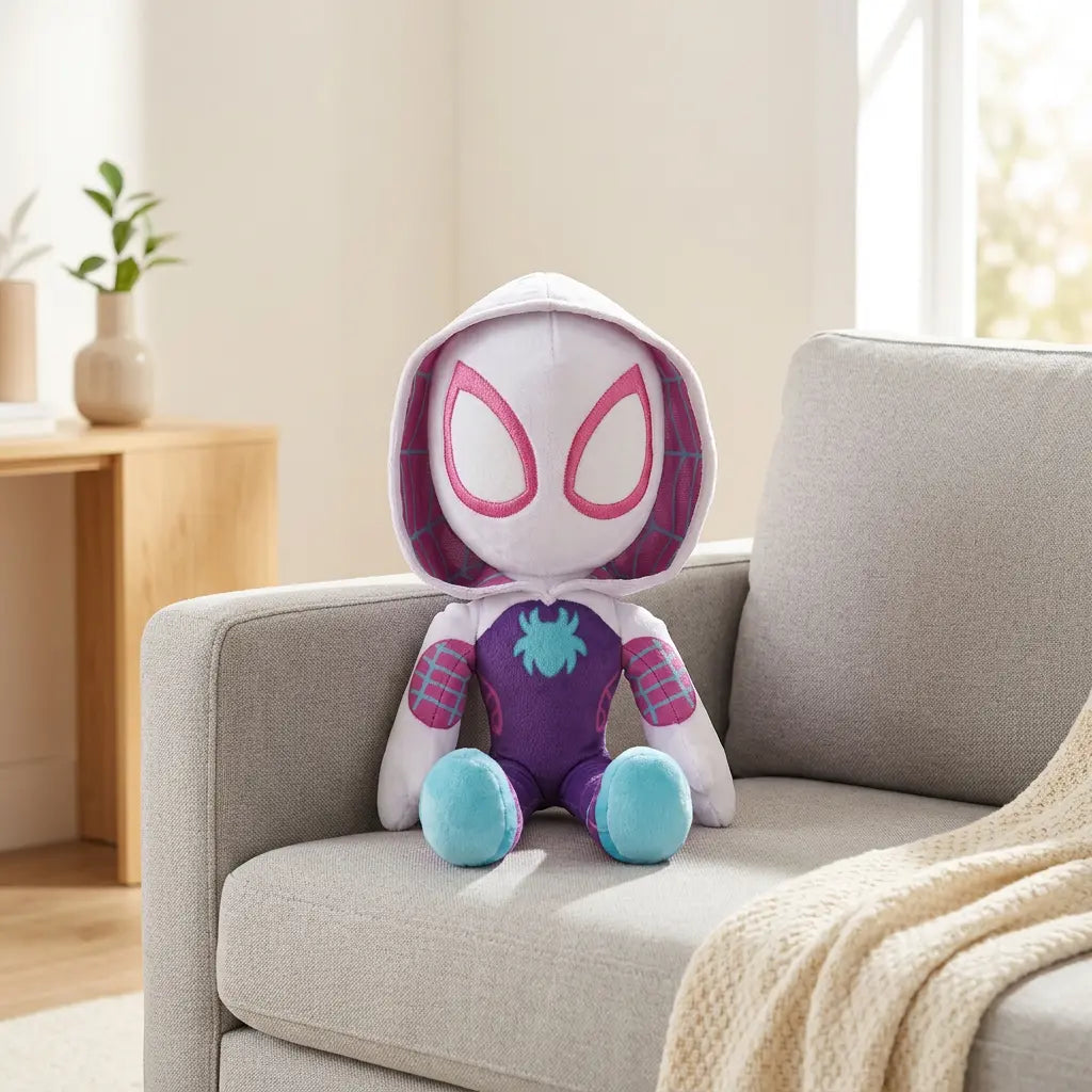 Ghost Spider Spidey Marvel en version peluche