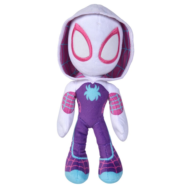 Jouet en peluche à l’effigie de Ghost Spider Spidey Marvel de 25 cm