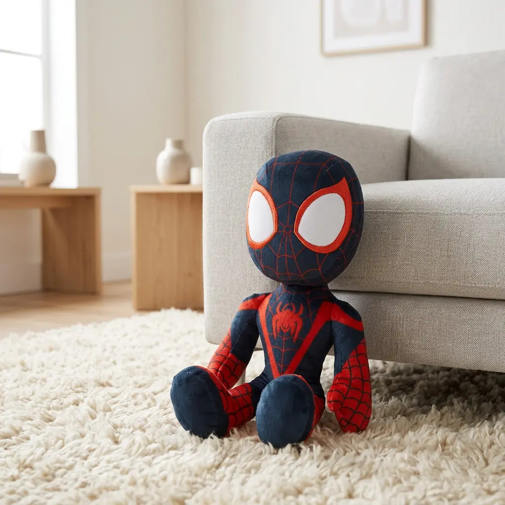 Miles Morales en peluche de l’univers Spidey