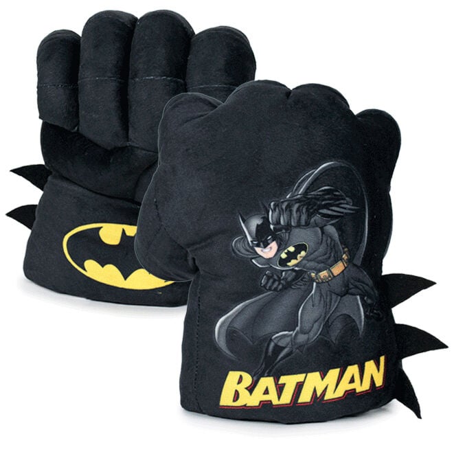 Jouet en peluche représentant Gant Batman de 25 cm, univers DC Comics