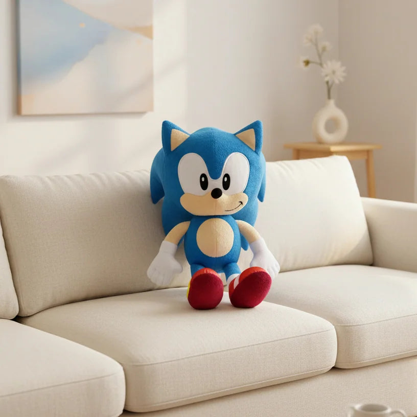 Peluche Sonic Azul - 30 cm