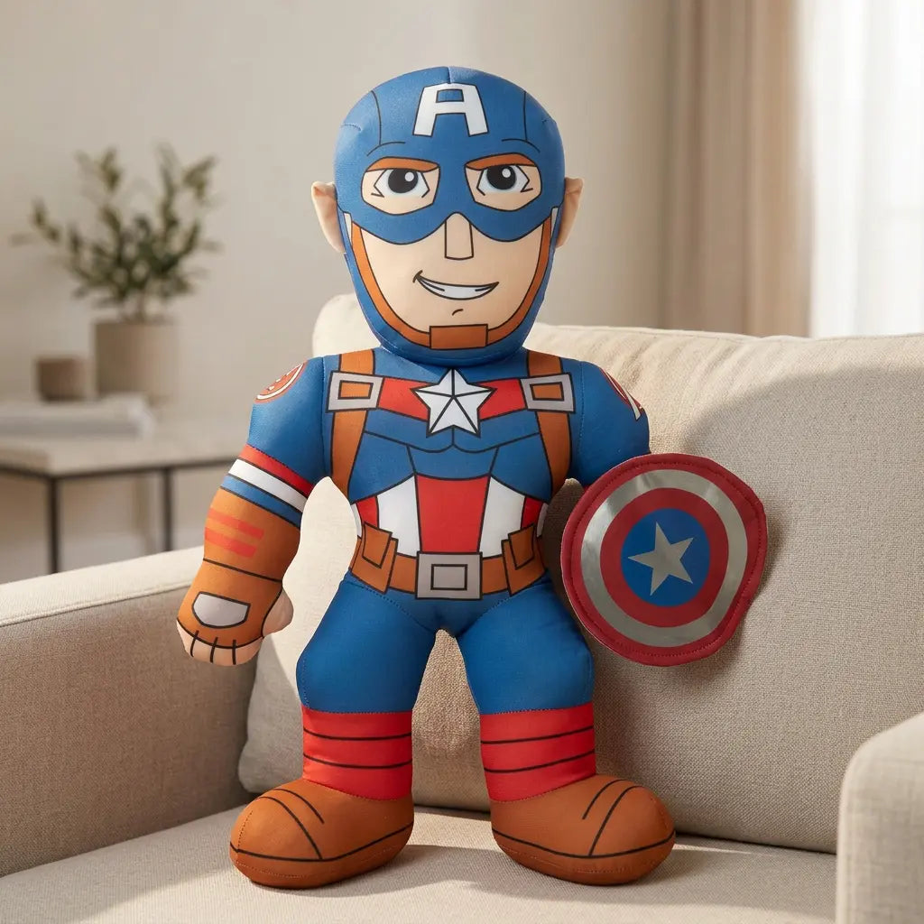 Captain America en peluche de l’univers Marvel