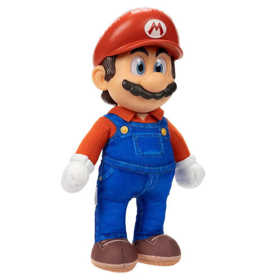 Peluche Mario La Película 30 cm | Super Mario – detalle del modelo