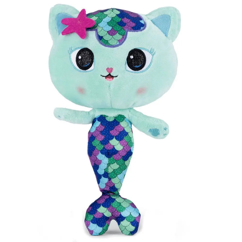 Jouet en peluche représentant MerCat, univers La Maison de poupée de Gabby