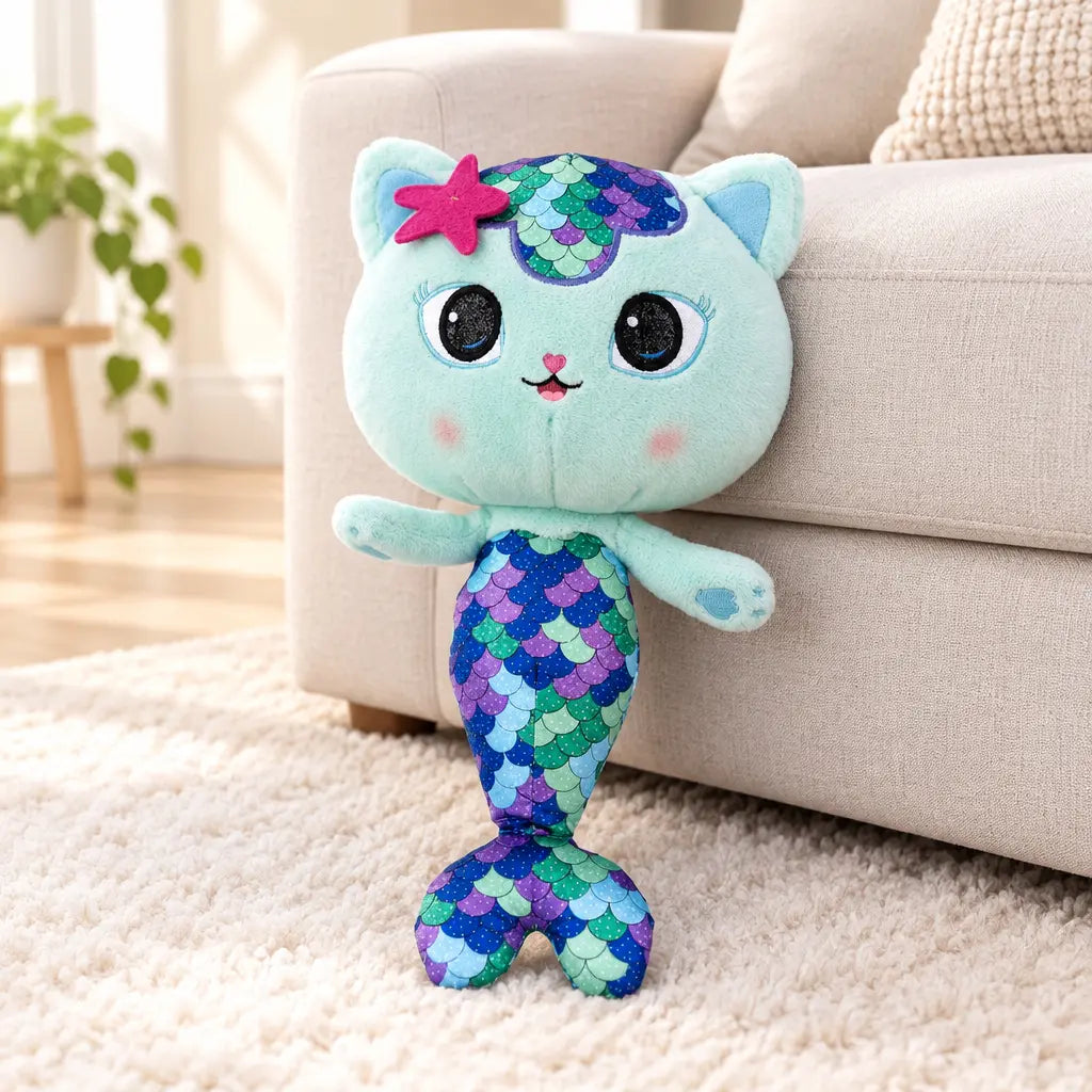Peluche MerCat La Maison de poupée de Gabby