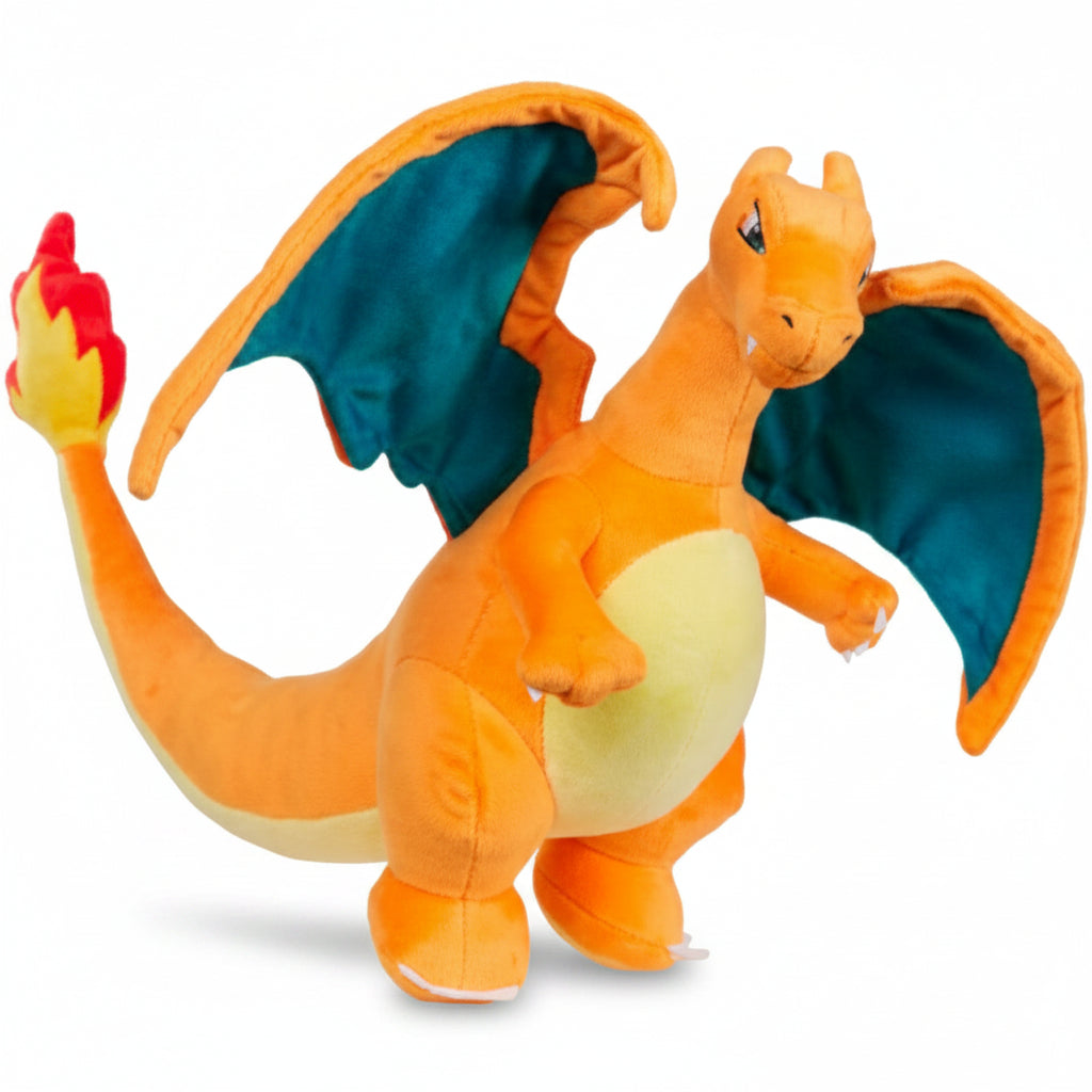 Peluche Dracaufeu Pokémon 29 cm orange