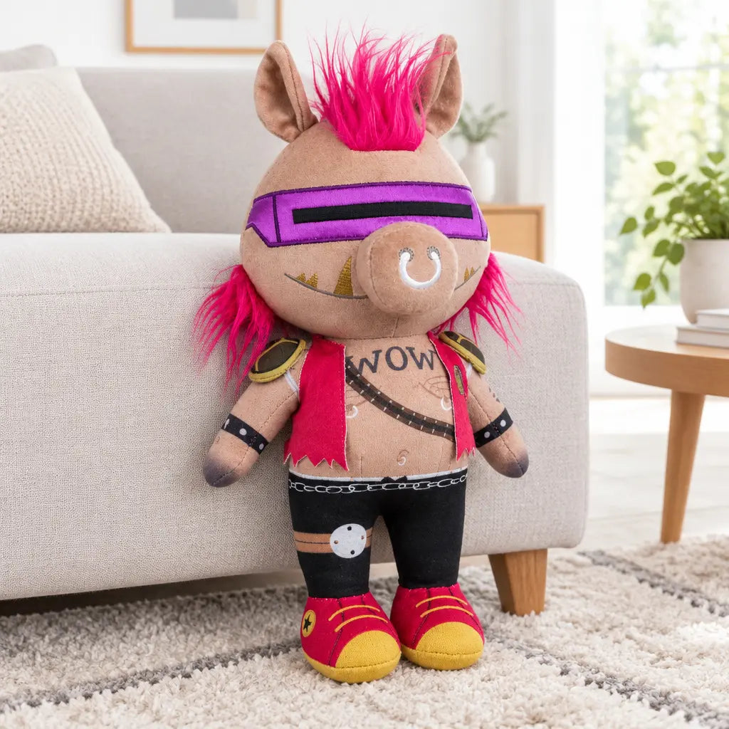 Peluche Bebop Tortues Ninja 28 cm