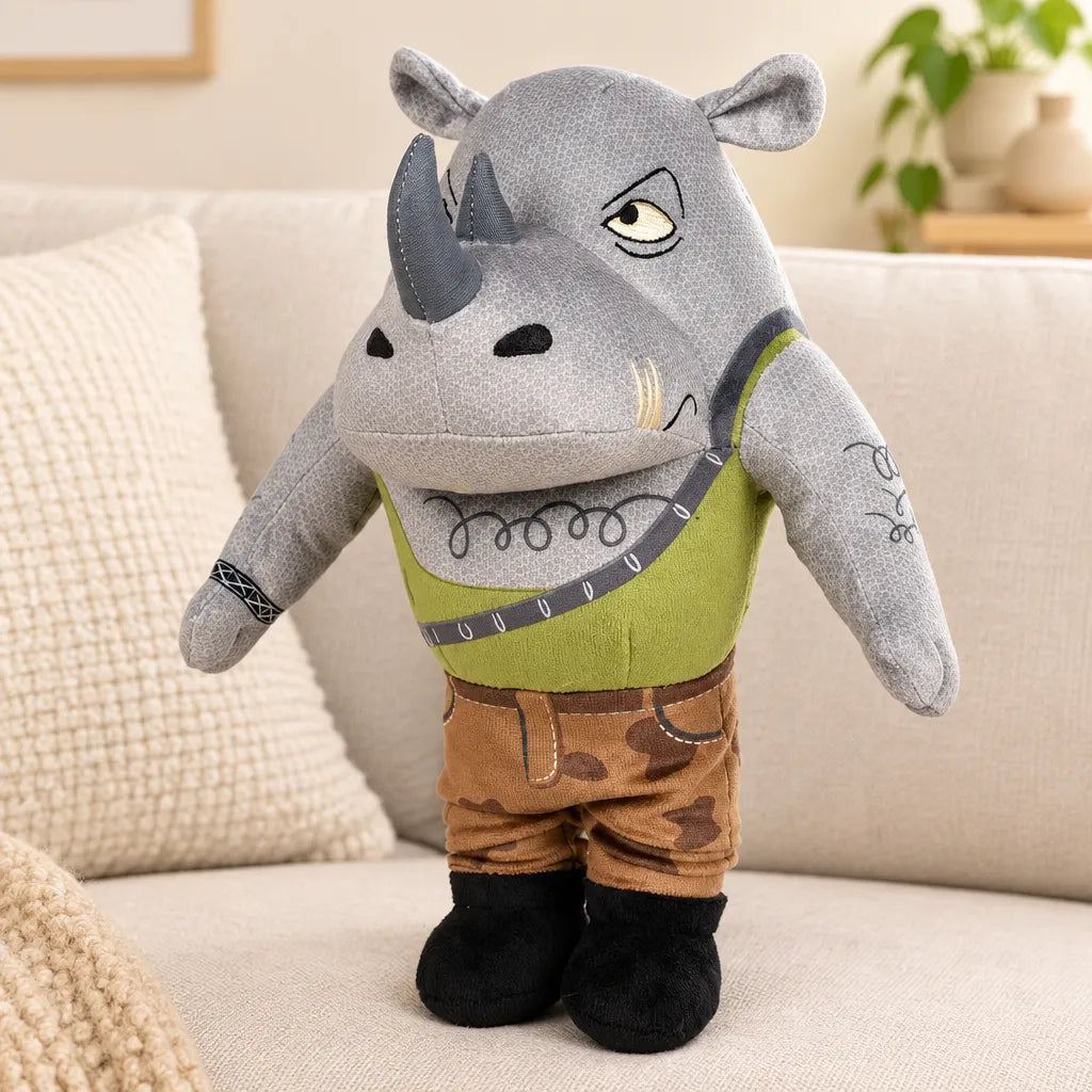 Peluche Rocksteady Tortues Ninja