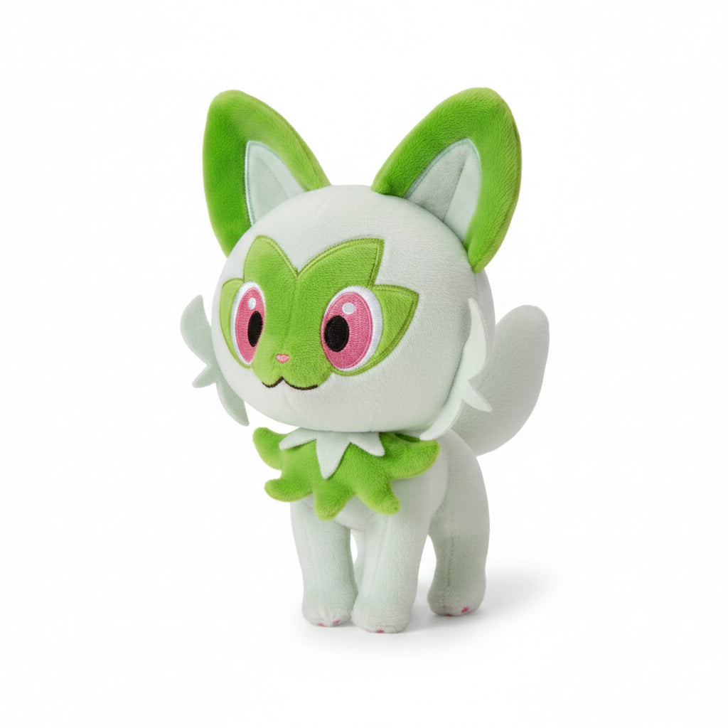 Peluche Poussacha Pokémon 20 cm vert