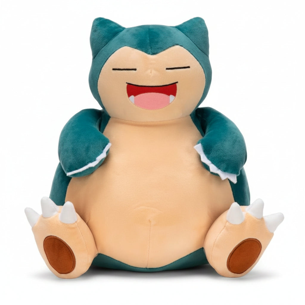 Peluche Ronflex Pokémon 30 cm bleu
