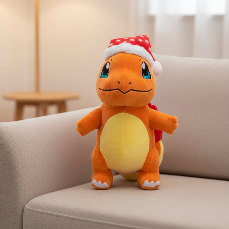 Charmander Christmas Plush – 20 cm