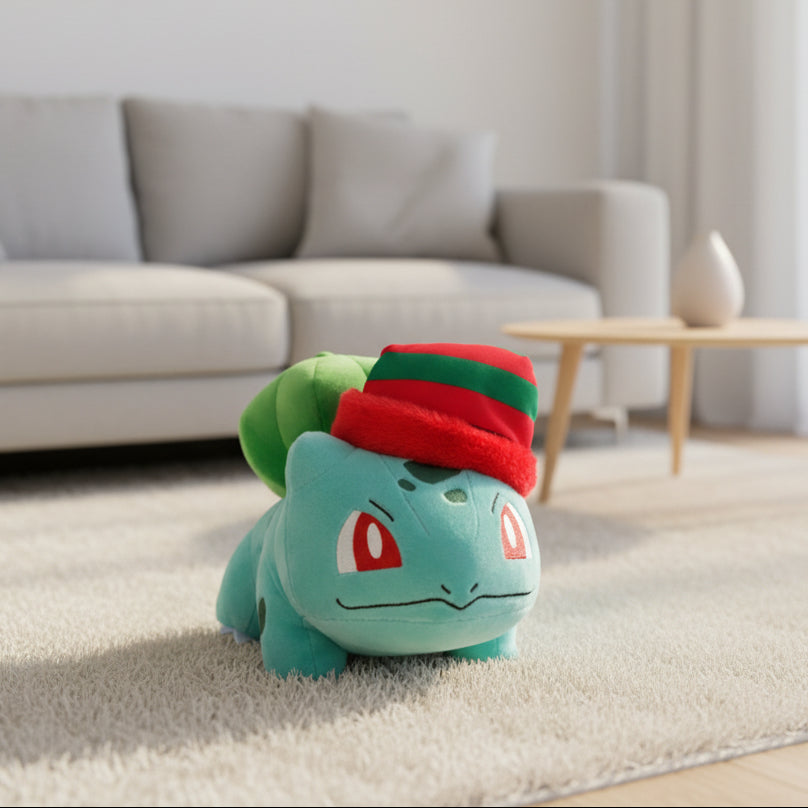Peluche Bulbizarre Noël – 20 cm
