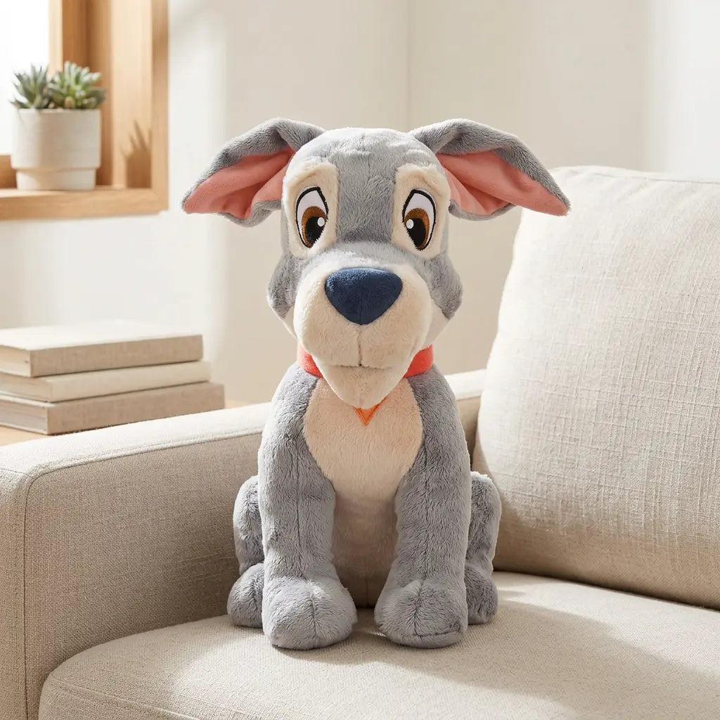 Clochard douce La Belle et le Clochard en peluche de l’univers Disney