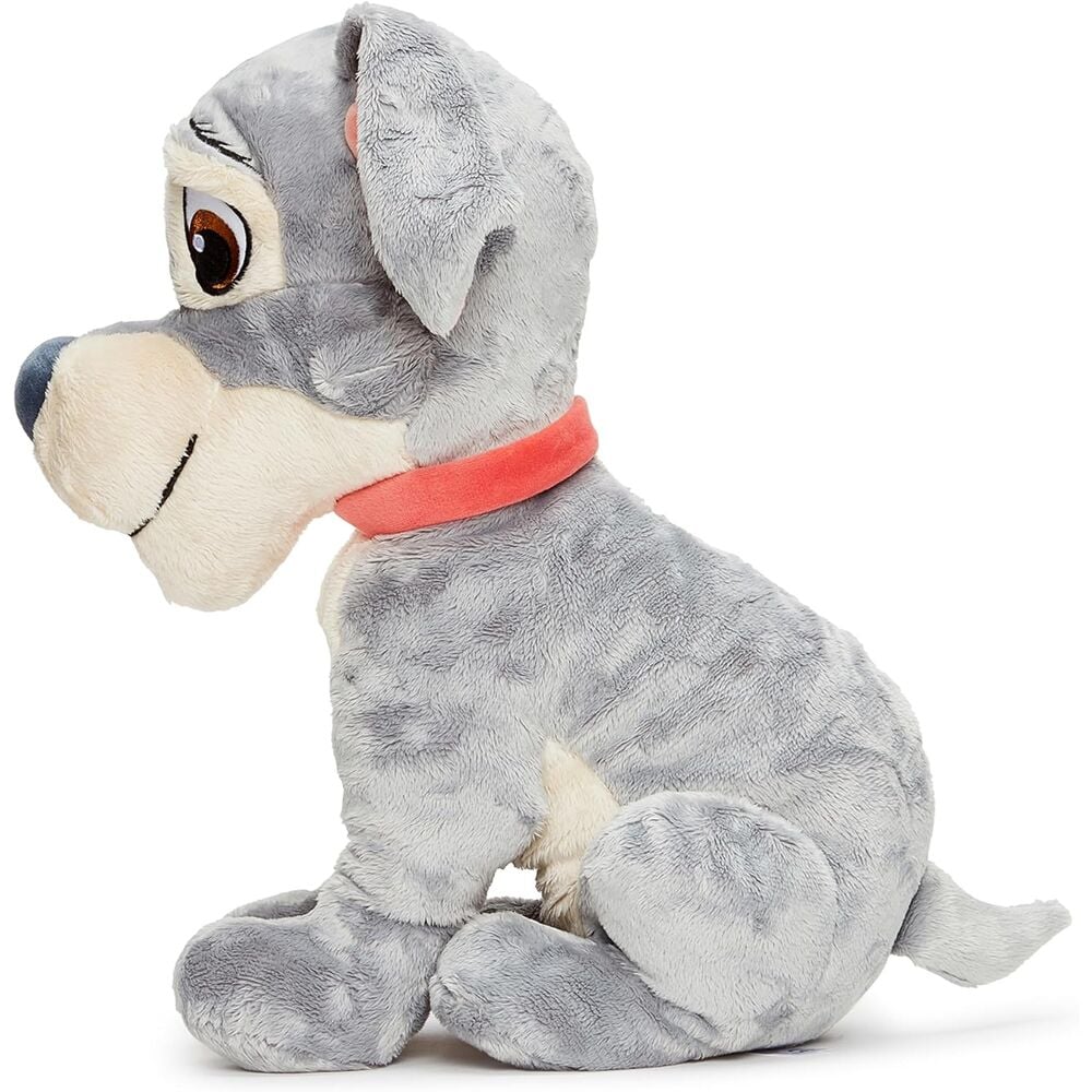 Jouet en peluche représentant Clochard douce La Belle et le Clochard de 35 cm, univers Disney