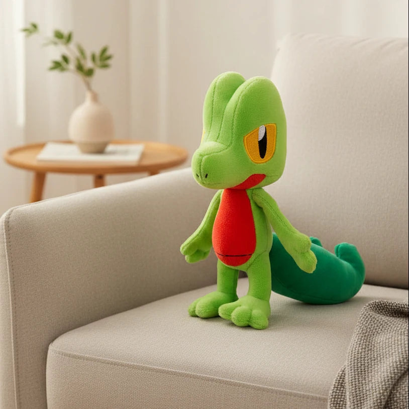 Treecko Plush – 20 cm