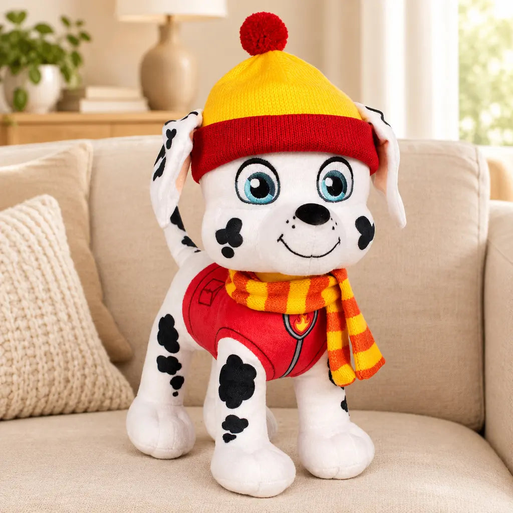 Peluche Marshall Pat Patrouille Hiver 30 cm