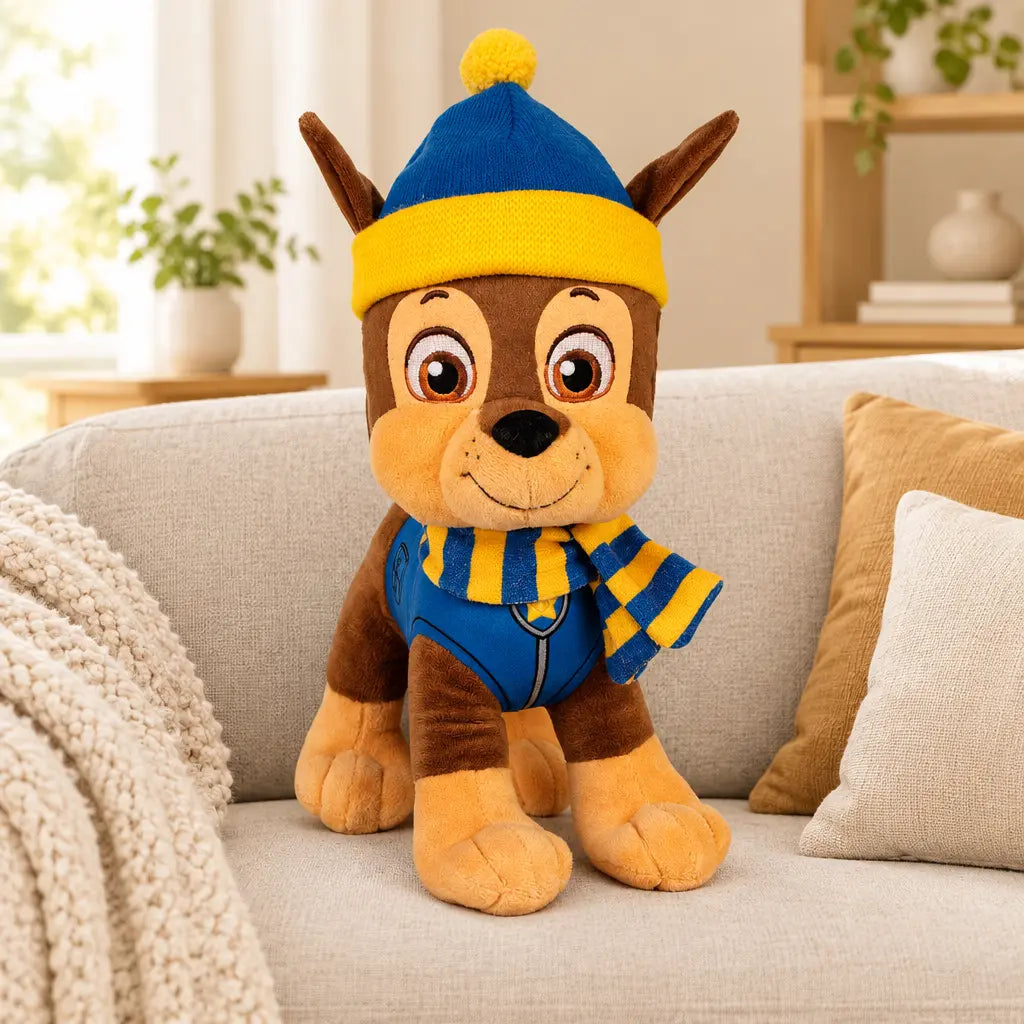Peluche Chase Pat Patrouille Hiver 30 cm