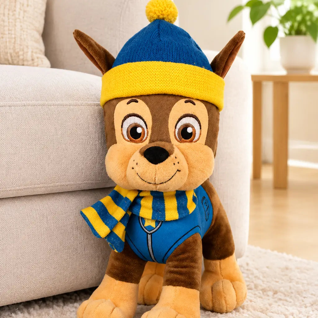 Chase Pat Patrouille Hiver en version peluche