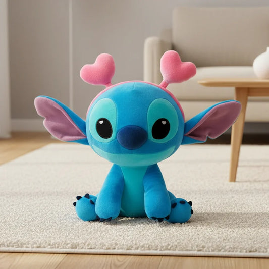 Romantisches Stitch-Kuscheltier – 25 cm