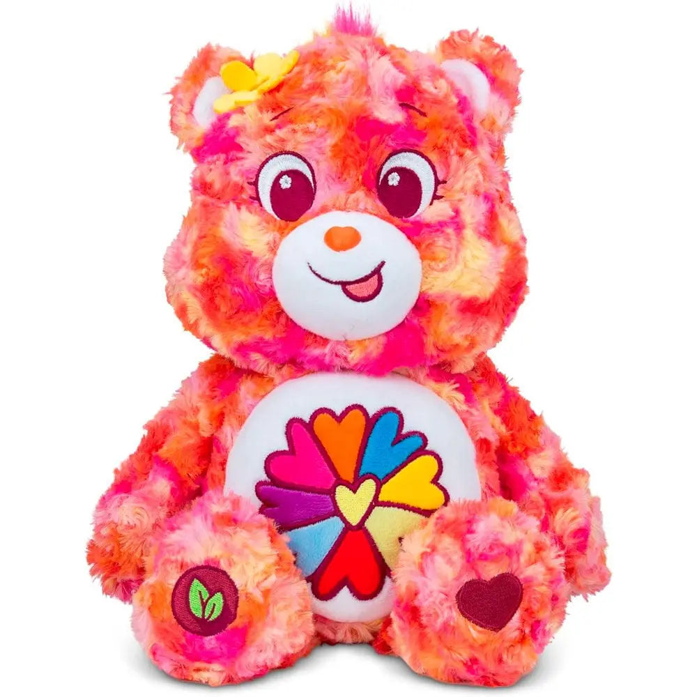 Jouet en peluche à l’effigie de Flower Power Bisounours de 35 cm