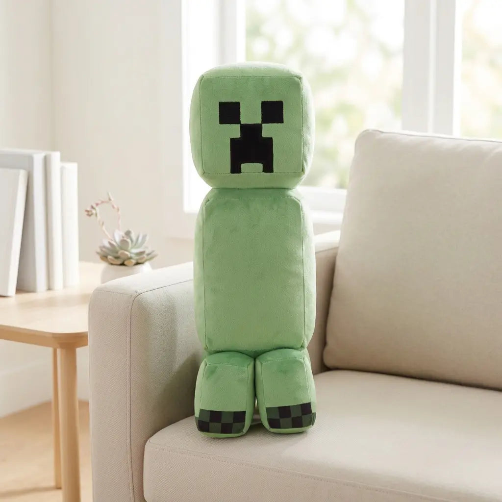 Creeper Minecraft en version peluche