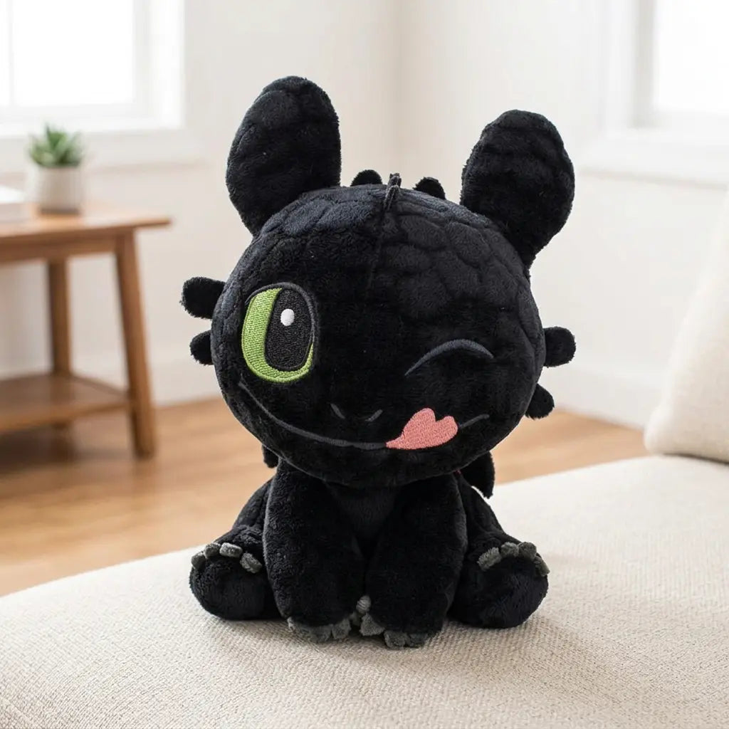 Krokmou Joyeux en peluche de l’univers Dragons
