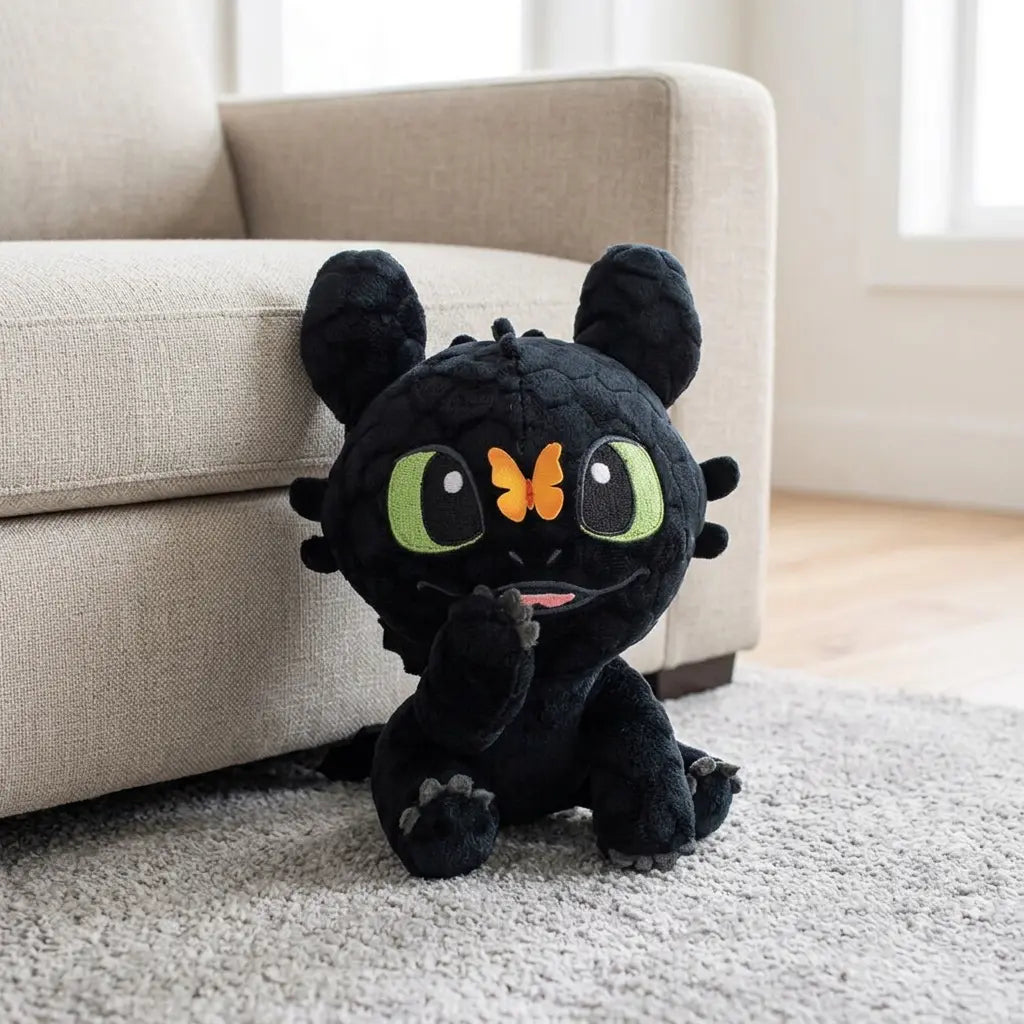 Peluche Krokmou Curieux Dragons 30 cm