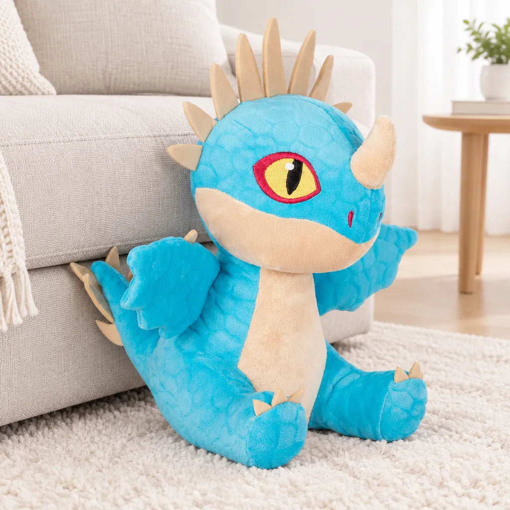 Tempête Dragons Bleu en version peluche