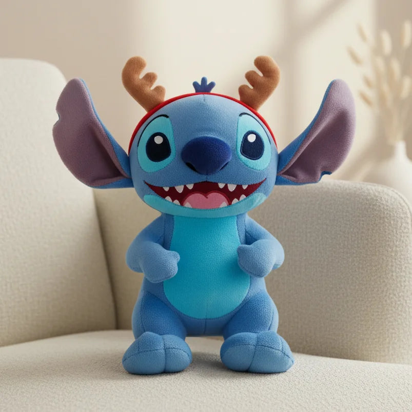 Stitch Rentier-Kuscheltier – 25 cm