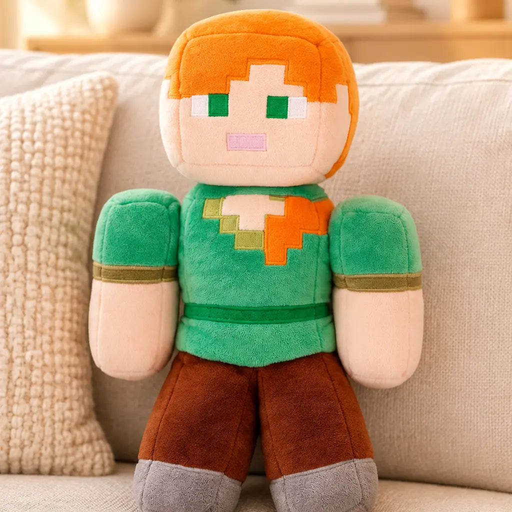Alex Minecraft en version peluche