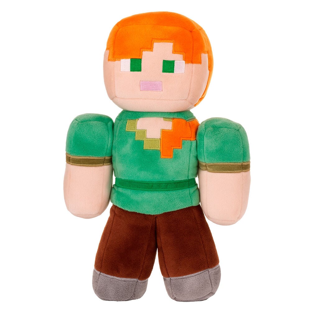 Jouet en peluche à l’effigie de Alex Minecraft de 30 cm