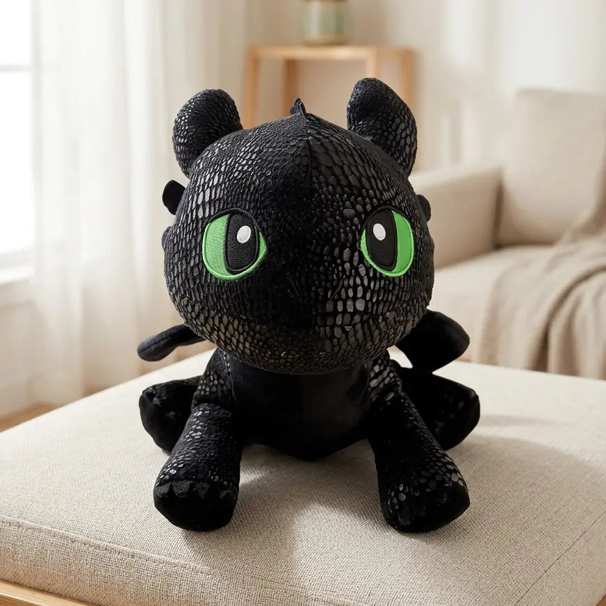 Peluche Krokmou Attentif Dragons 25 cm