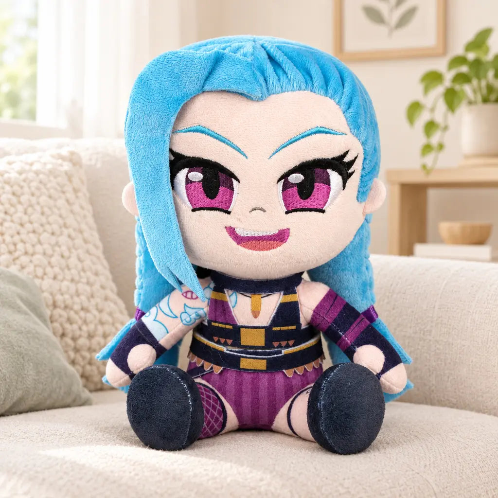 Jinx League of Legends en version peluche