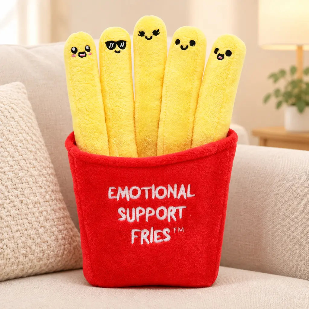 Frites en peluche de la collection Emotional Support