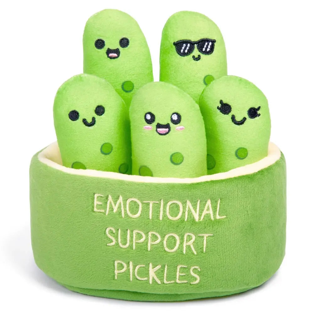 Jouet en peluche Cornichons de 30 cm, gamme Emotional Support