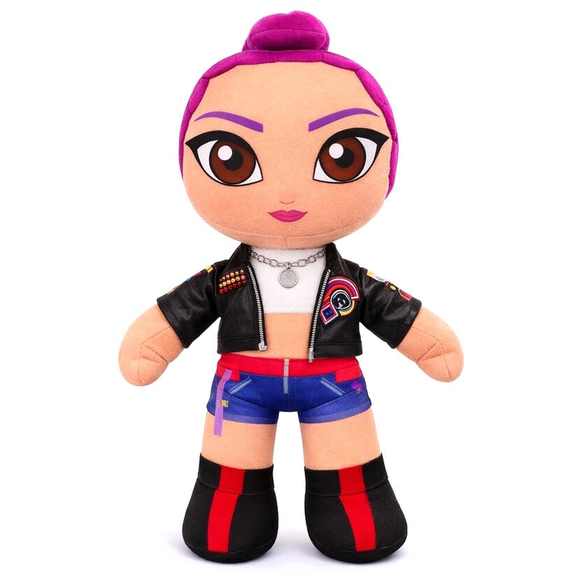 Personnage K-Pop en peluche, KPop Demon Hunters, coloris lilas